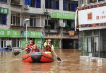 Aumentan a casi 400 mil los evacuados preventivos por las lluvias en el centro de China